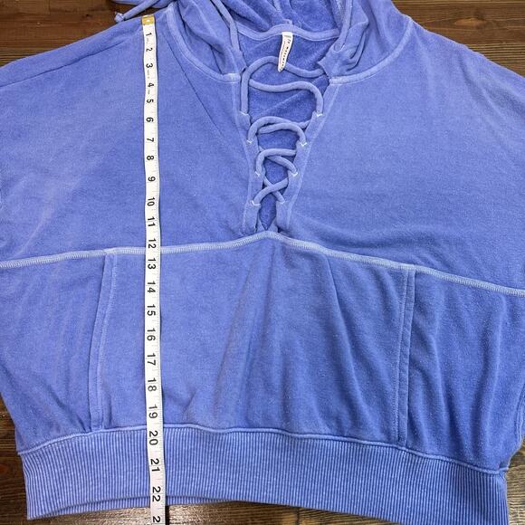 Free People FP Movement Believer Lace Up Hoodie Women's Medium - Picture 7 of 7